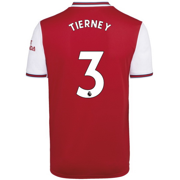 Maillot Football Arsenal NO.3 Tierney Domicile 2019-20 Rouge